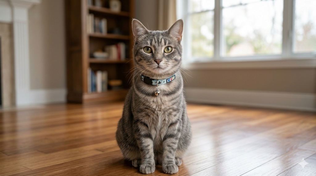 Premium Glow-in-the-Dark Cat & Dog Collar – Adjustable Reflective Design with Safety Breakaway Buckle and Bell, Teal
