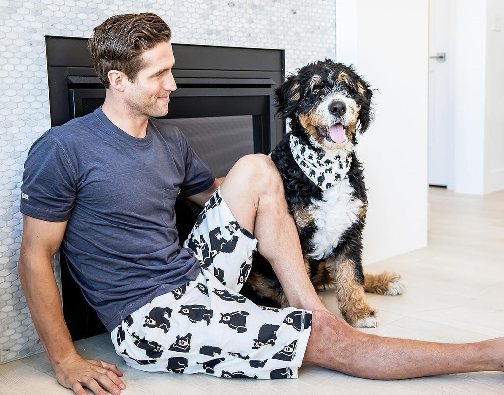 Pajama Shorts for Men, Men'S Pajama Bottoms, Soft Shorts with Pockets, Sleepwear