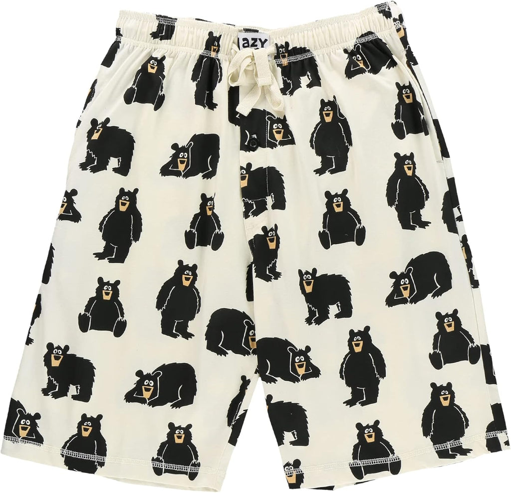 Pajama Shorts for Men, Men'S Pajama Bottoms, Soft Shorts with Pockets, Sleepwear
