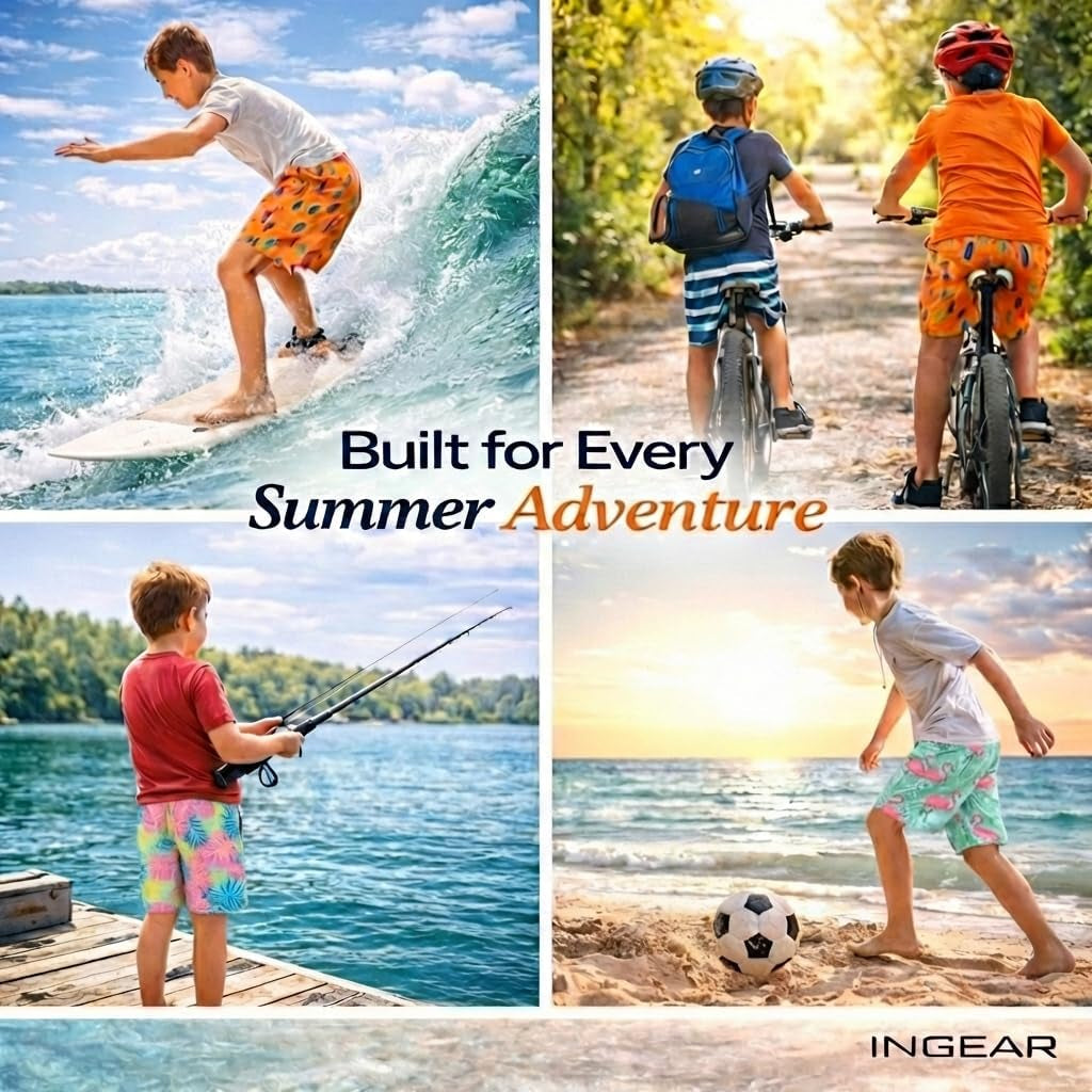 Little Boys Quick Dry Beach Board Shorts Kids Swim Trunk Swimsuit Beach Shorts Swim Trunk for Boys