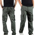 Men's Classic Cargo Pants – Multi-Pocket Workwear Trousers for Big & Tall Sizes