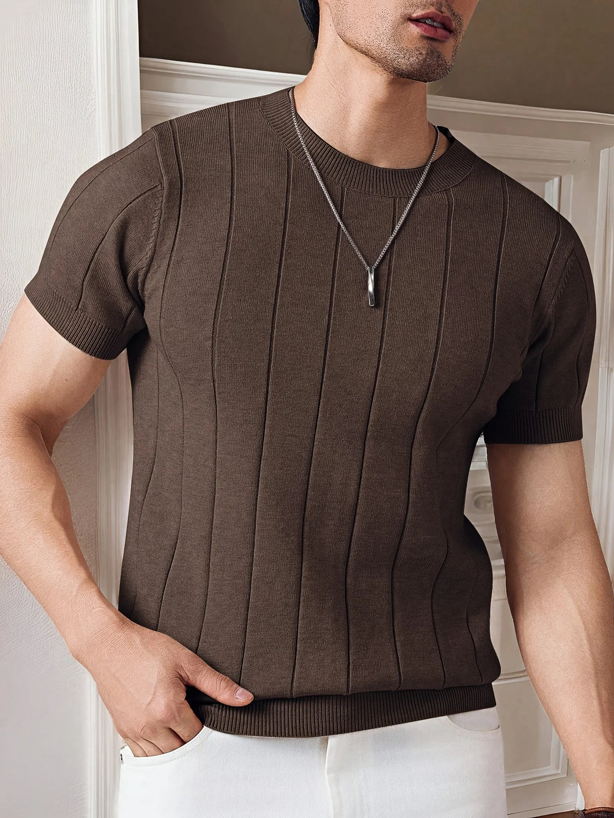 Alpine Rib Knit Tee