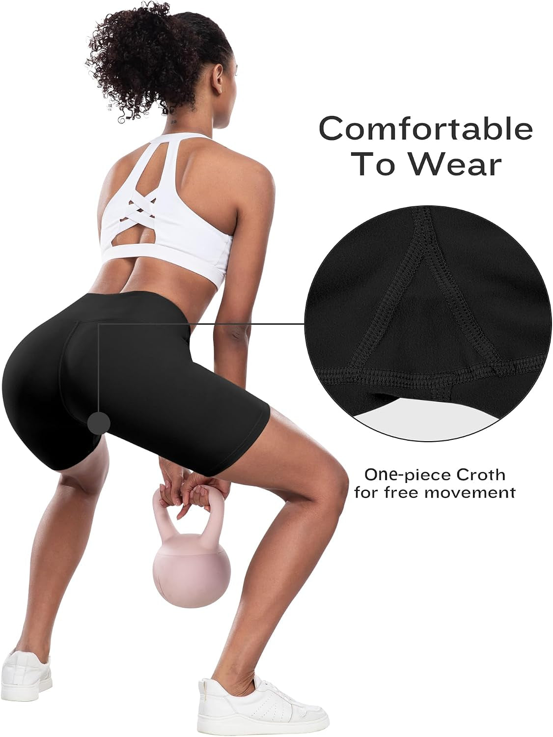 Women's Everyday Active Shorts – High-Waisted Work Out Yoga Biker Shorts