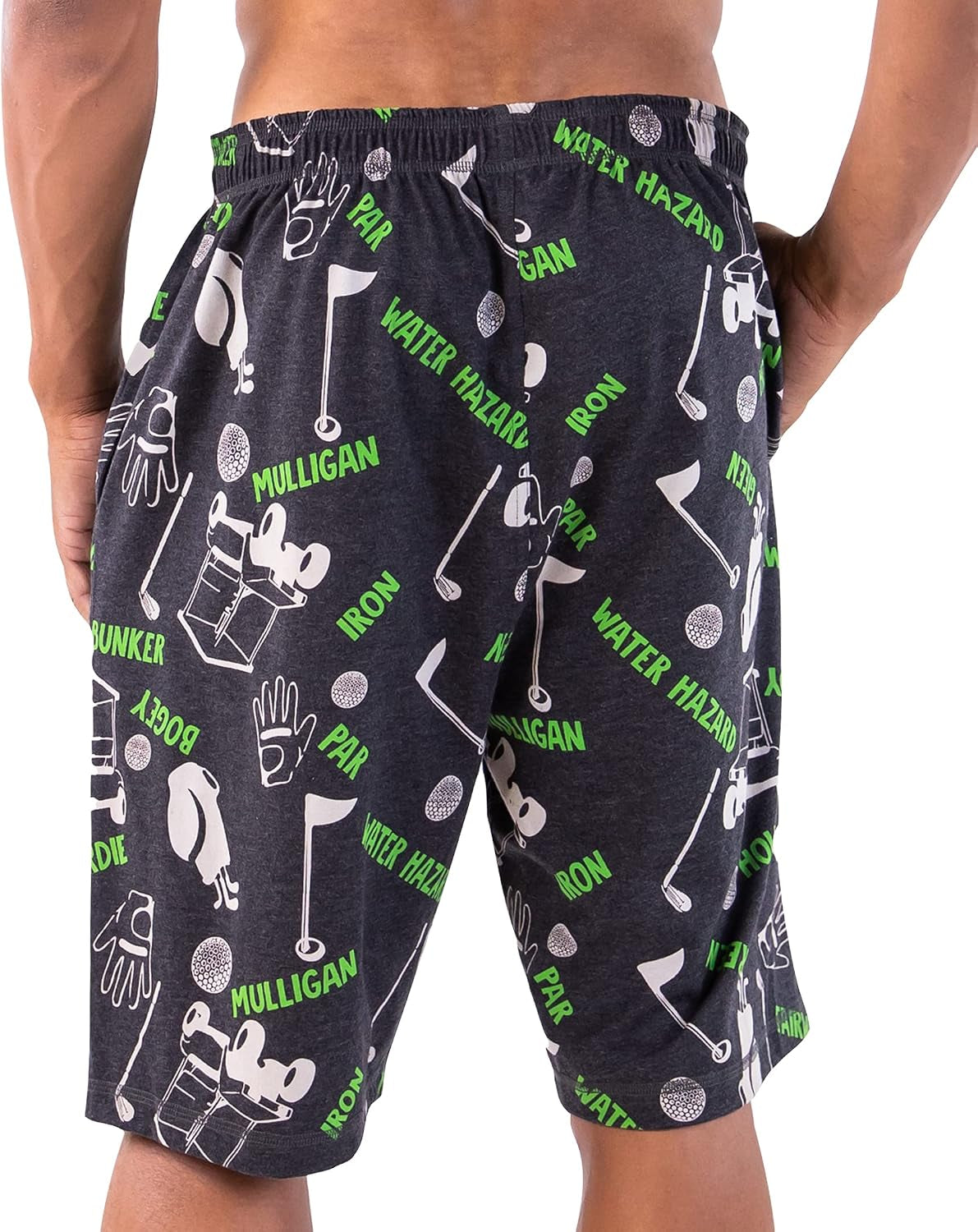 Pajama Shorts for Men, Men'S Pajama Bottoms, Soft Shorts with Pockets, Sleepwear