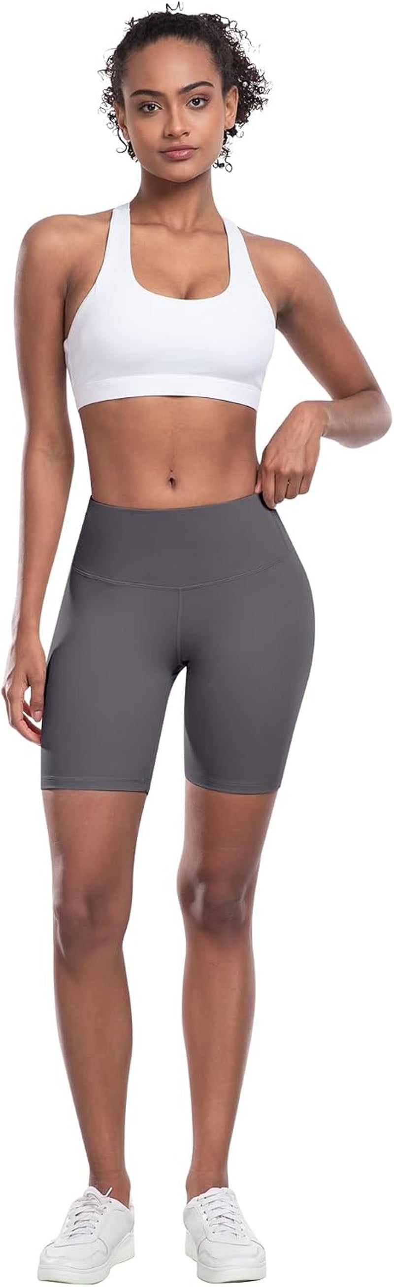 Women's Everyday Active Shorts – High-Waisted Work Out Yoga Biker Shorts
