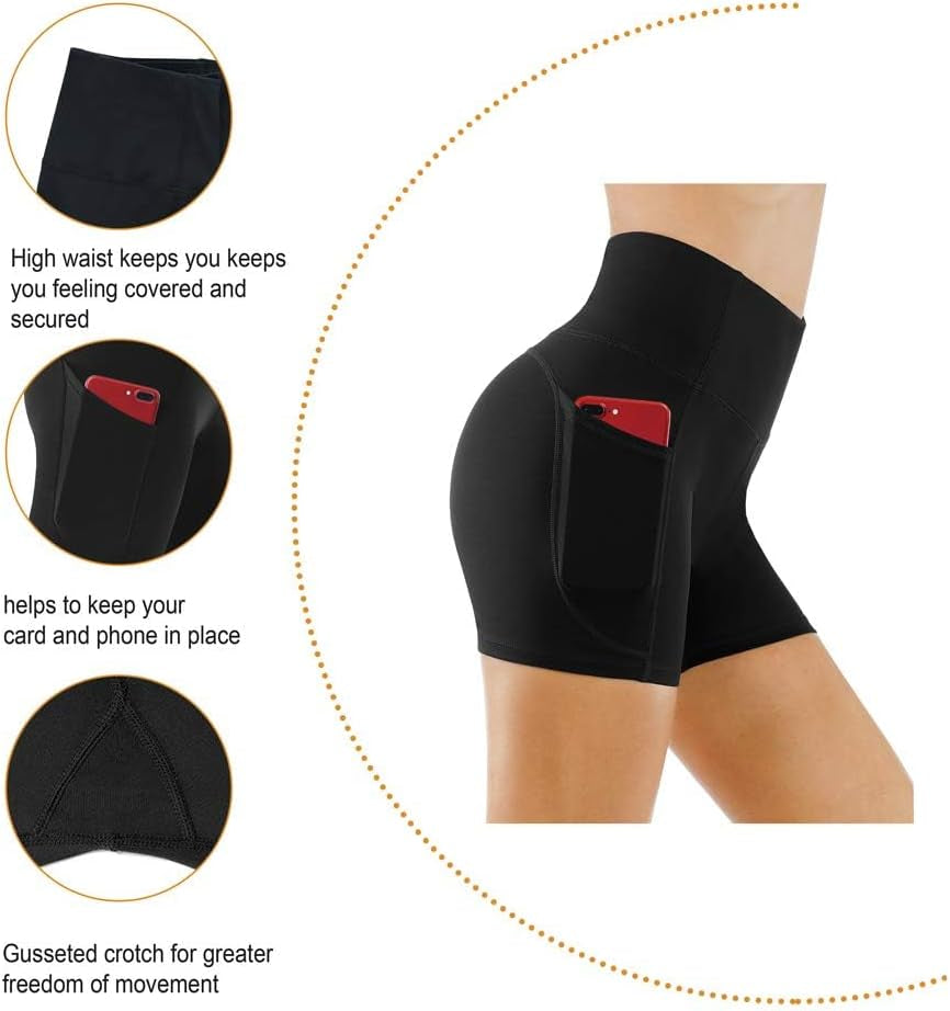Women's Lift & Shape Yoga Shorts – Supportive High-Waist Activewear