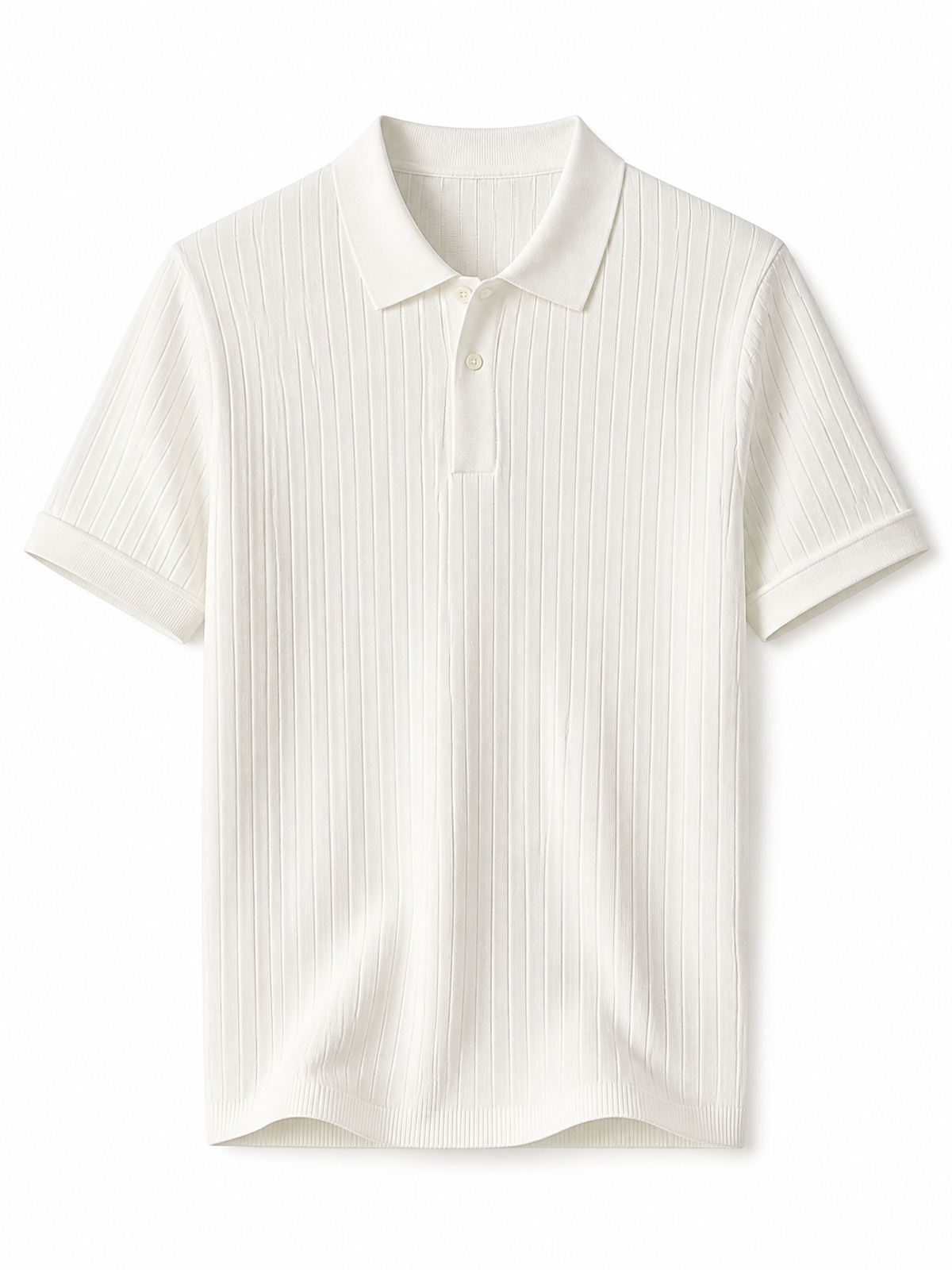 Alpine Ribbed Polo Tee