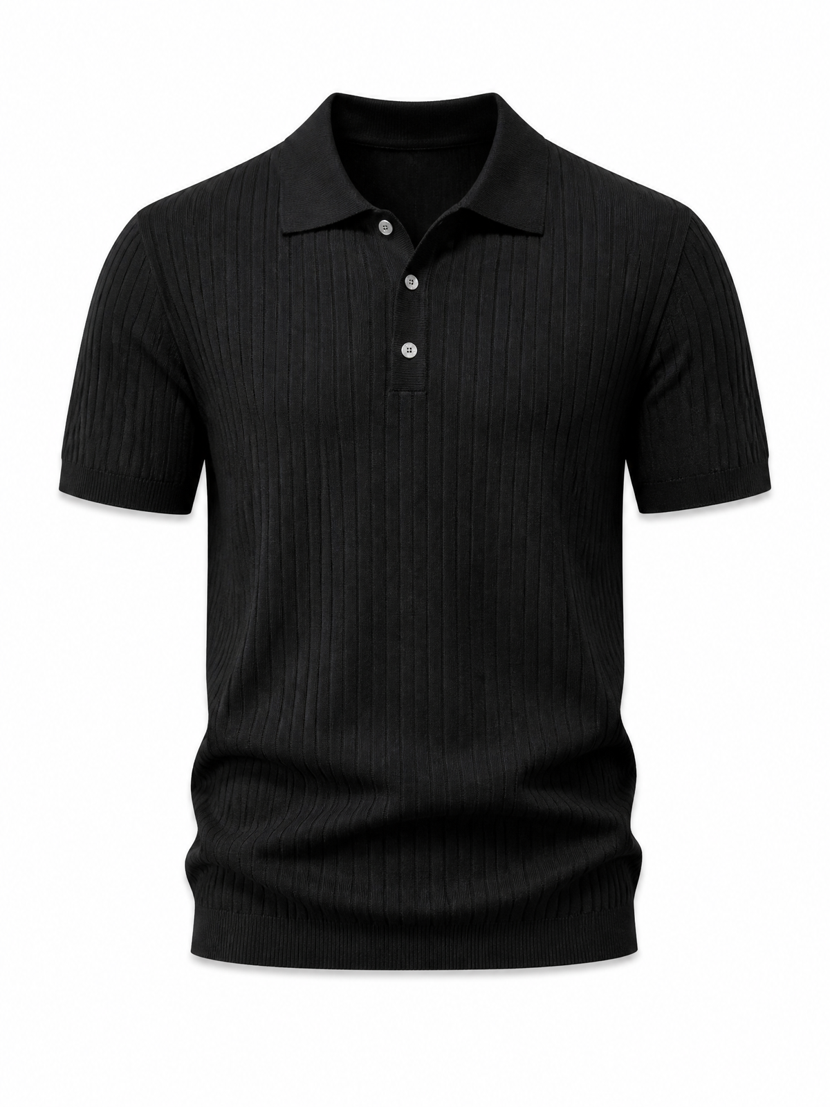 Alpine Ribbed Polo Tee
