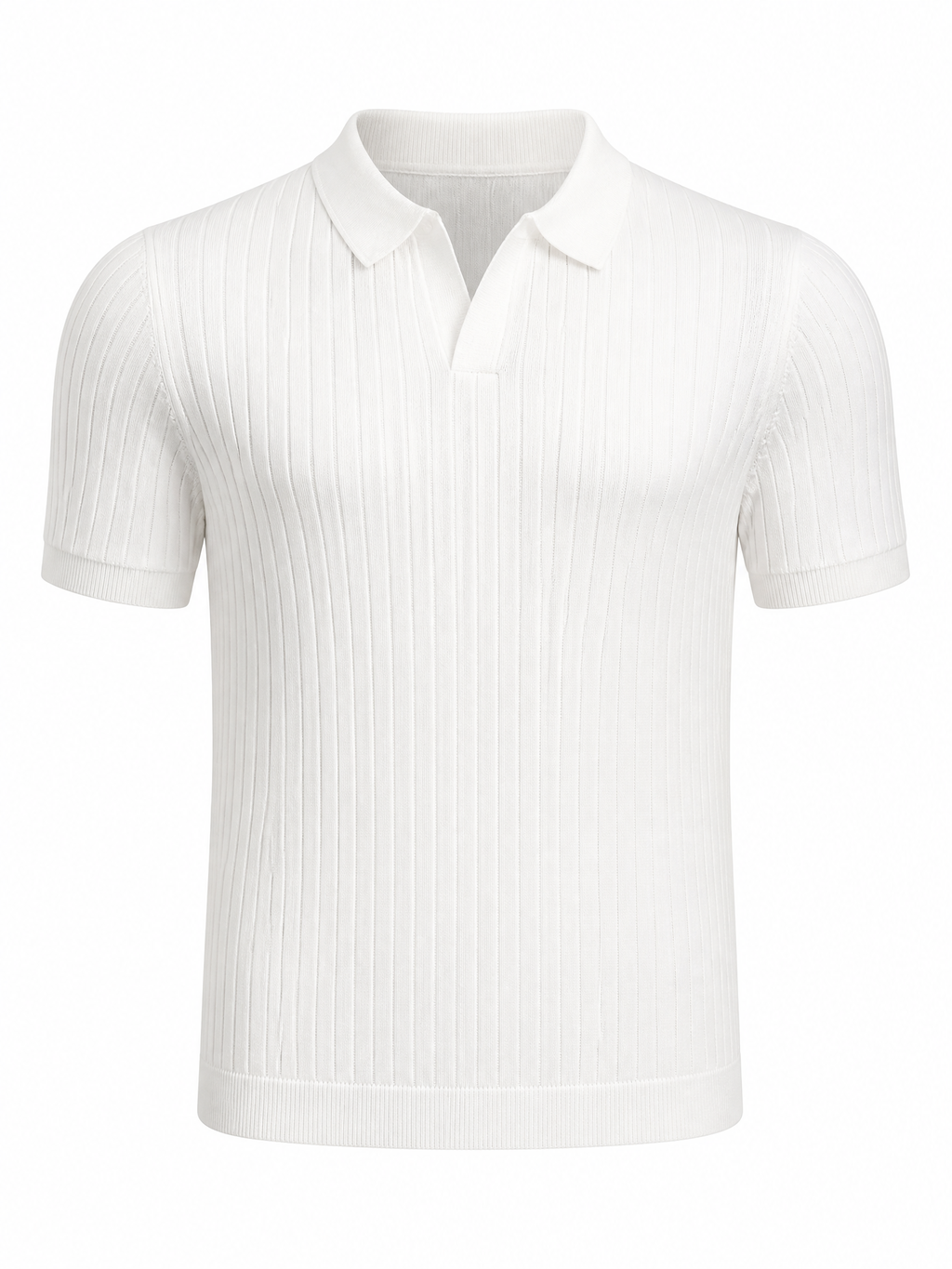 Alpine Ribbed Polo Tee