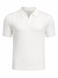 Alpine Ribbed Polo Tee