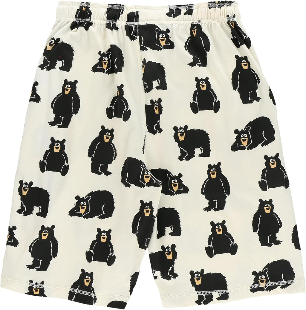 Pajama Shorts for Men, Men'S Pajama Bottoms, Soft Shorts with Pockets, Sleepwear